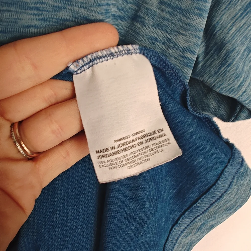 Nike Breathe Training Top Shirt Tee Blue XL 832835-483 Short Sleeve Hyper‎ Dry - Picture 7 of 8